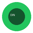 Dinozor figürü — okul etiketi PNG seçeneği